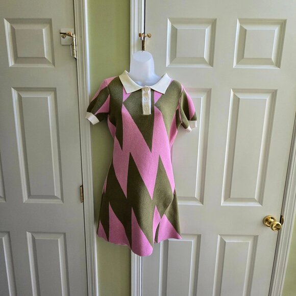 SER.O.YA Jade French Terry Mini Dress Size Medium - Picture 4 of 11